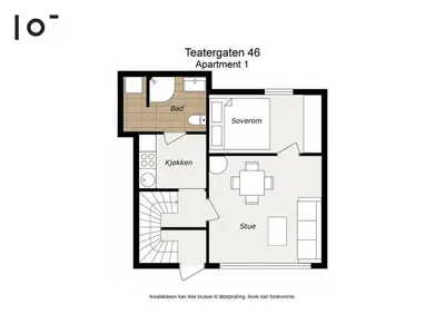 a plan of a floor plan of a house at Dinbnb Homes I 4-Bedroom Historical House in Romantic Surroundings in Bergen
