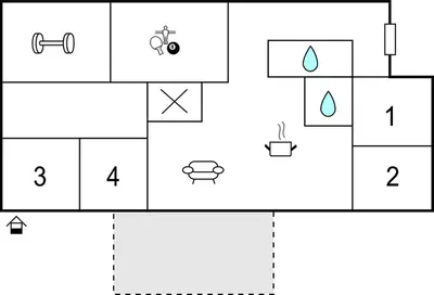 a block diagram of a periodic table of elements at Pet Friendly Apartment In Tresfjord in Tresfjord
