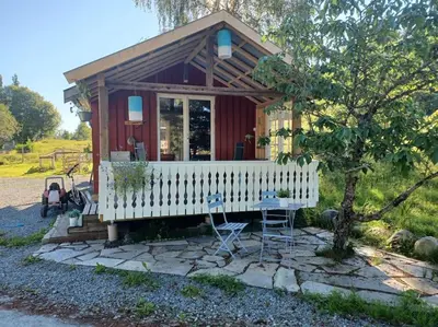 Gallery image of Idyllisk minihus i landlige omgivelser - med 5 sengeplasser og parkering in Åsen