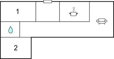 a block diagram of the reaction of water and a drop at Cozy Apartment In Gol With Wifi in Gol