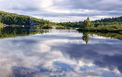 a large body of water with clouds in it at Amazing Home In Eggedal With Kitchen in Eggedal