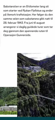 a collage of two pictures of a mountain with a train at Storekleiv Hyttefelt Tuddal in Tuddal