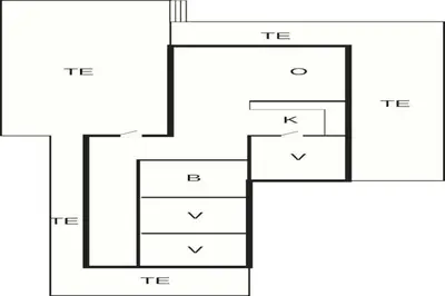 a block diagram of a block with four squares at 6 person holiday home in bremnes-By Traum in Bremnes