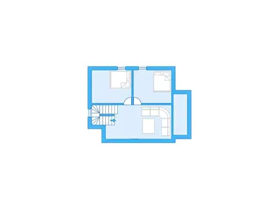 a floor plan of a house at Holiday Home Mathias by Interhome in Vik