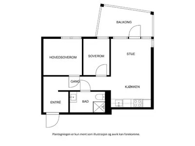 a floor plan of a house at Riddergaardens eleganse in Beitostøl