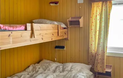 a room with two bunk beds and a bed at 3 Bedroom Lovely Home In Hemsedal in Hemsedal