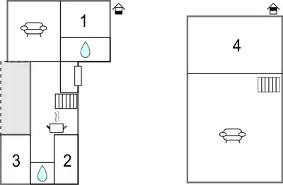 a schematic diagram of a reactor with four outputs at 4 Bedroom Lovely Home In Lillehammer in Lillehammer