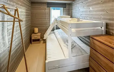 a small room with a bunk bed in it at 2 Bedroom Nice Apartment In Geilo in Geilo