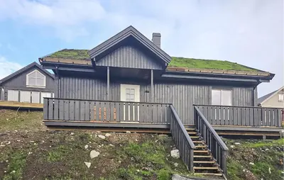 a house with a grass roof on top of it at Gorgeous Home In Rauland With Kitchen in Rauland