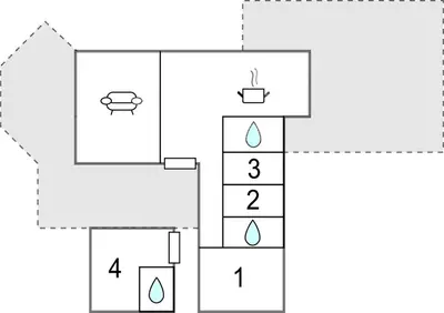 a block diagram of a block diagram of a system at 4 Bedroom Lovely Home In Skodje in Skodje