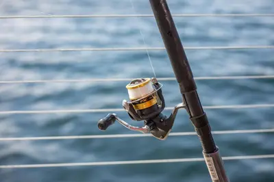 a rope pole with a cup on it at New! Sea front apt. with terrace above the sea! in Bergen