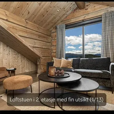 Flott moderne hytte i Holterdalen