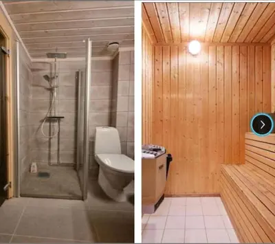 a bathroom with a shower and a toilet in a room at Alpinvegen 22B, Trysil Alpin 22B in Trysil