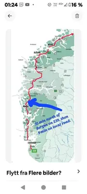 a map of the fight fires fibre fibre buffer at Sleep Over in Eiknes