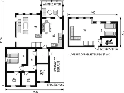 a floor plan of a house at Holiday Home Strand by Interhome in Vassenden