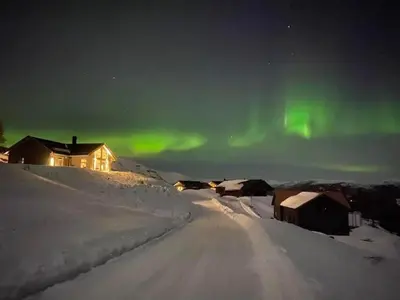 Gallery image of Flott hytte på Voss midt i skiløypen in Skutle