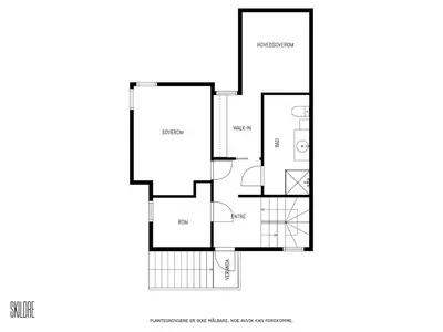 a floor plan of a house at Moderne og familievennlig bolig, nær populær strand ved Mjøsa in Gjøvik