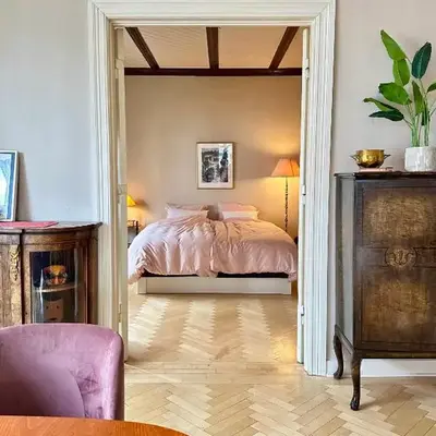 Authenic Art Nouveau Apartment in the city-center