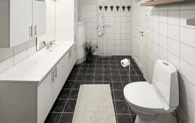 a white bathroom with a toilet and a sink at Stunning Apartment In Tyinkrysset in Tyinkrysset