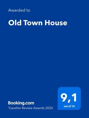 a screenshot of an old town house with the text upgraded to old town house at Old Town House in Rjukan