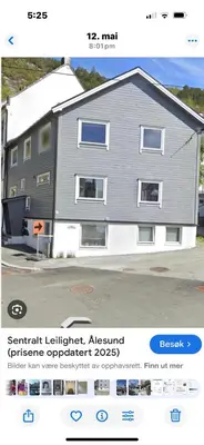a mocked up picture of a house at Sentralt leilighet in Ålesund