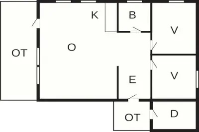 a block diagram of the interaction of two different prefixes at 4 person holiday home in Surna in Glerem