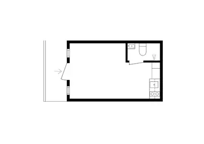 a drawing of a floor plan of a house at Dinbnb Apartments I Explore Bergen! I 650m To Bryggen I Easy Check-in in Bergen