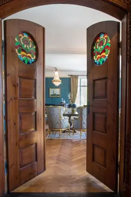 an open door into a room with a living room at Jervell 2 BnB in Ålesund