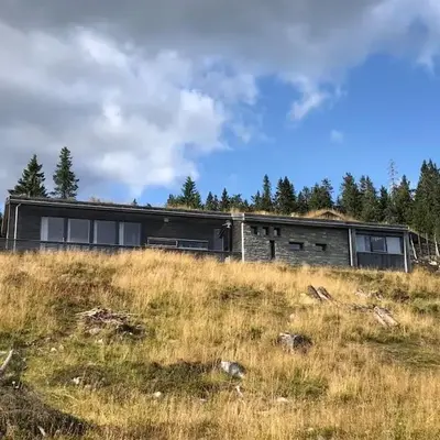 Moderne hytte Sjusjøen
