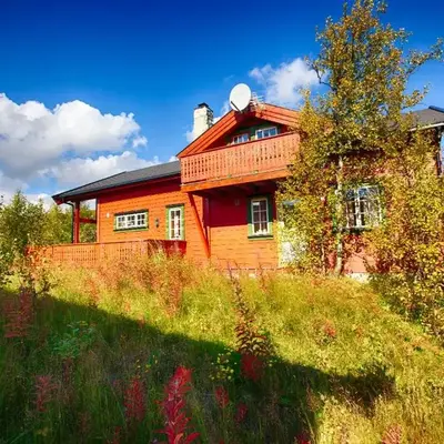 Familiehytte Med Peis Og Badstu I Sentrum