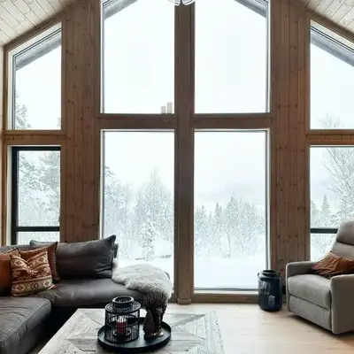 Modern Mountain Home At Nerskogen