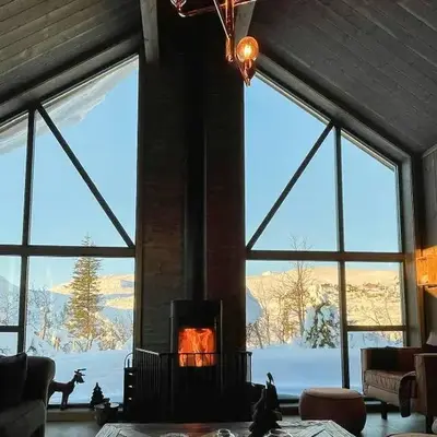 Modern Family Cabin At Vegglifjell
