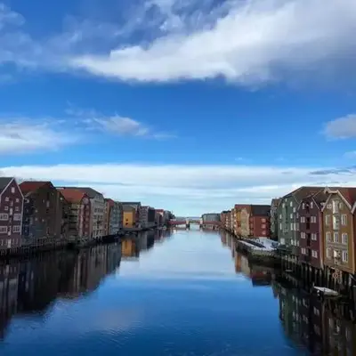Stilig bryggeleilighet i Trondheim sentrum