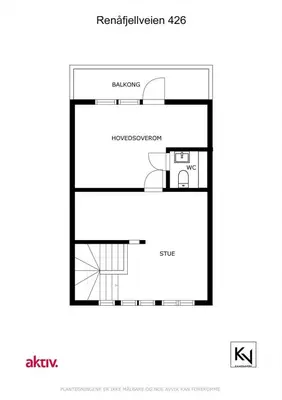 a floor plan of a small house at Moderne hytte plass for 10 in Rendalen