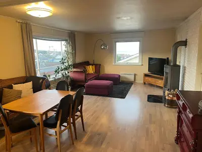 Gallery image of Cozy home with a fireplace, well connected to bus, quiet and view over the fjord in Trondheim