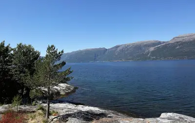 a view of a large body of water at Cabin 