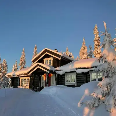 Idyllic Log Cabin At Nordseter