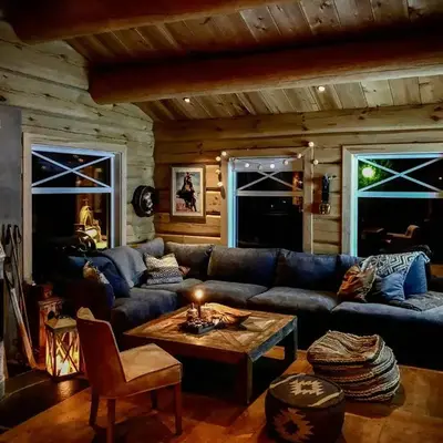 Rustic Log Cabin At The Foot Of Hardangervidda