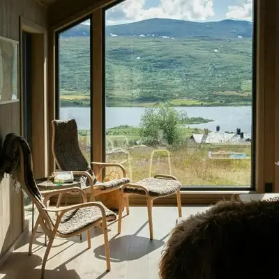Modern Mountain Cabin With Nature In Valdres