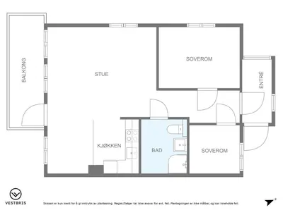 a floor plan of a house at Apartment Røldal in Håra