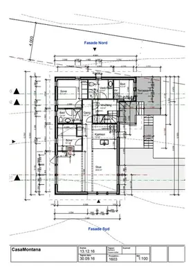 a floor plan of a house at Mountain Cabin With Views At Skeikampen in Svingvoll