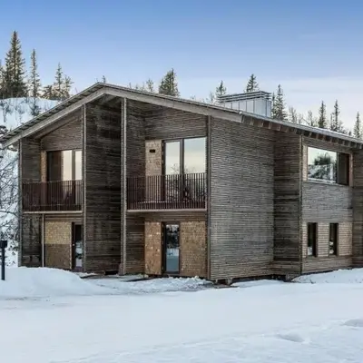 Architect Designed Mountain Cabin At Kvitfjell