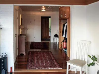 an openoyer with a hallway leading into a house at 7 person holiday home in Molde in Molde
