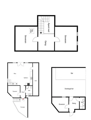 a floor plan of a house at cozy house with boat dock, sauna - FJORDTID in Rubbestadneset