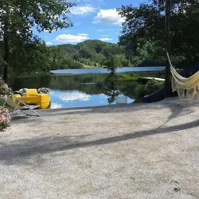#Beautiful outdoor area and cozy small cottage#