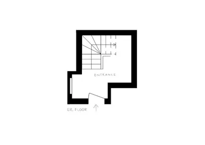 a drawing of a floor plan of a house at DINBNB Apartments l 50m to Bryggen l Multiple Apts l Balcony l View l Fireplace in Bergen