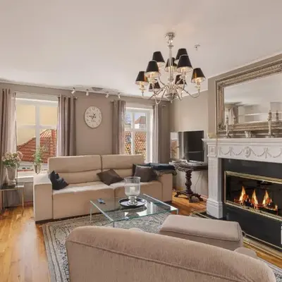 DINBNB Apartments l 50m to Bryggen l Multiple Apts l Balcony l View l Fireplace