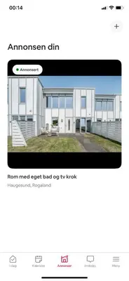 a screenshot of an amazon site with a building at Rom i nyere rekkehus nord i Haugesund in Haugesund
