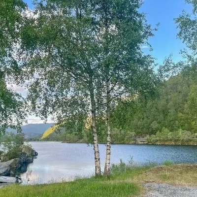 Awesome Home In Sævareid With Lake View