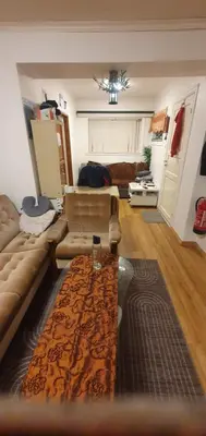 a living room with a couch and a table at Stodio in Lii